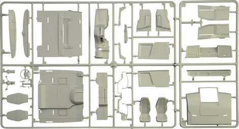 Italeri 3940 Volvo FH4 Globetrotter XL Kamionmodell építőkészlet 1:24 14. kép