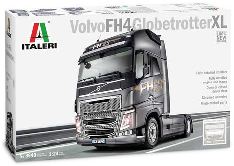 Italeri 3940 Volvo FH4 Globetrotter XL Kamionmodell építőkészlet 1:24