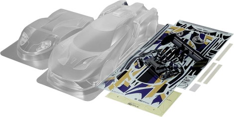 Tamiya 300051664 1:10 Karosszéria Ford GT Mk.II 2020 Lakkozatlan