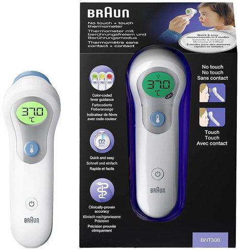 Braun BNT300WE Lázmérő LED-es világítással 3. kép