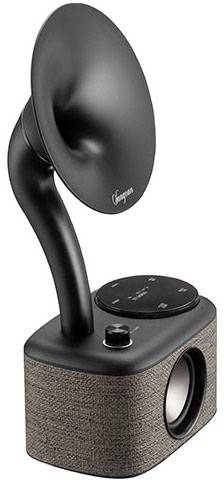 Sangean CP-100D Gramophone Asztali rádió DAB+, URH AUX, Bluetooth®, USB Érintőkijelző, Újratölthető 