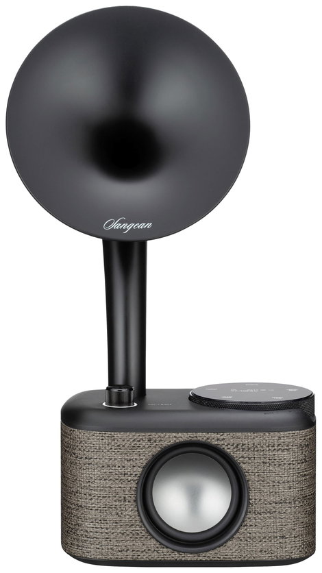 Sangean CP-100D Gramophone Asztali rádió DAB+, URH AUX, Bluetooth®, USB Érintőkijelző, Újratölthető 2. kép