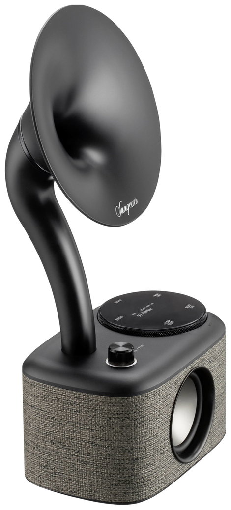 Sangean CP-100D Gramophone Asztali rádió DAB+, URH AUX, Bluetooth®, USB Érintőkijelző, Újratölthető 3. kép
