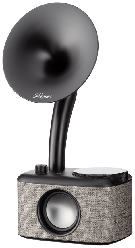 Sangean CP-100D Gramophone Asztali rádió DAB+, URH AUX, Bluetooth®, USB Érintőkijelző, Újratölthető 4. kép