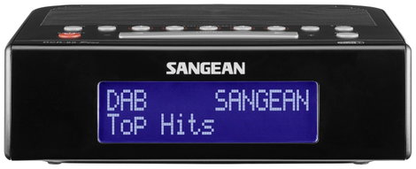 Sangean DCR-89+ Rádiós ébresztőóra DAB+, URH AUX, USB Akkutöltő funkció, Ébresztő funkció Fekete 2. kép