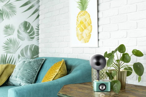 Sangean CP-100D Gramophone Asztali rádió DAB+, URH AUX, Bluetooth®, USB Érintőkijelző, Újratölthető 5. kép