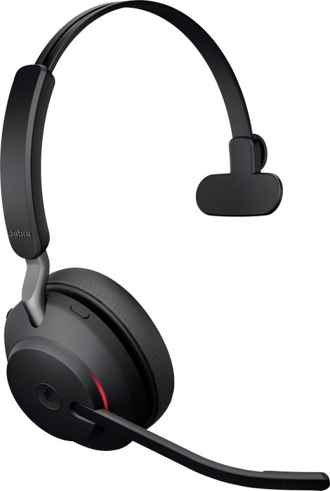 Jabra Evolve2 65 monaural Telefon On Ear headset Bluetooth® Mono Fekete Hangerő szabályozás, Elemtöl 5. kép