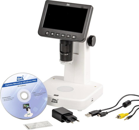 Digitális mikroszkóp 300x, beeső fény, átvilágítás, dnt UltraZoom Pro DNT000006 7. kép
