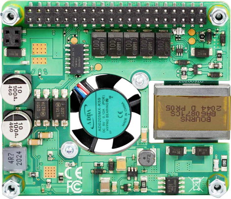 POE bővítőlap a Raspberry 3B + és a Raspberry 4B számára, Raspberry rb-poehead3 3. kép