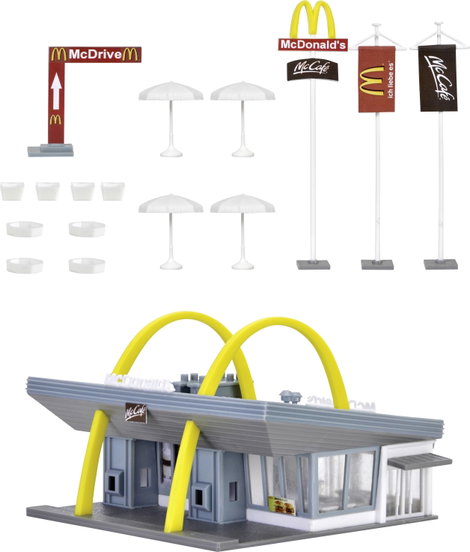Vollmer 47765 N McDonald' s gyorsétterem a McDrive-val 3. kép