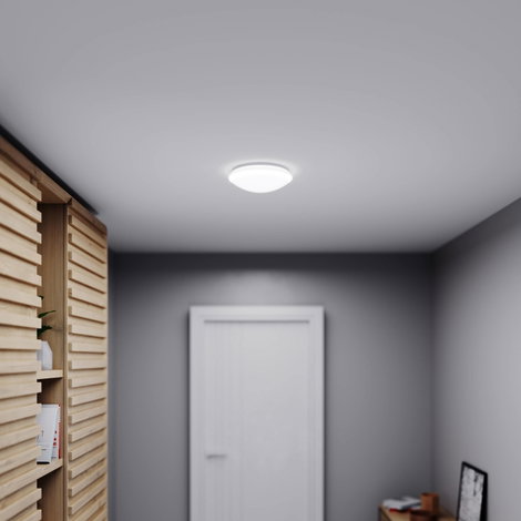 Mozgásérzékelős beltéri fali/mennyezeti lámpa, E27/60 W, 275 x 95 x 230 mm, Steinel RS 16 L 738013 2. kép