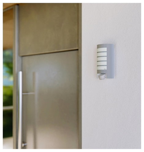 Mozgásérzékelős kültéri fali lámpa, 230 V/60 W, alu, Steinel L 12 657918 3. kép