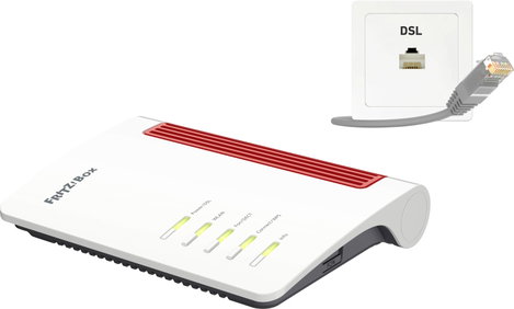 WLAN router 2.4 GHz, 5 GHz 1800 MBit/s, AVM FRITZ! Box 7530 AX International