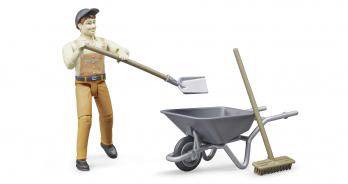 Közmunkás figura, Bruder 62130 2. kép