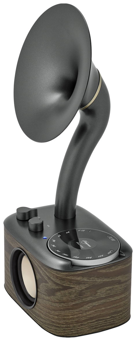Sangean WR-45 Black Asztali rádió URH AUX, Bluetooth® Újratölthető Fekete 3. kép