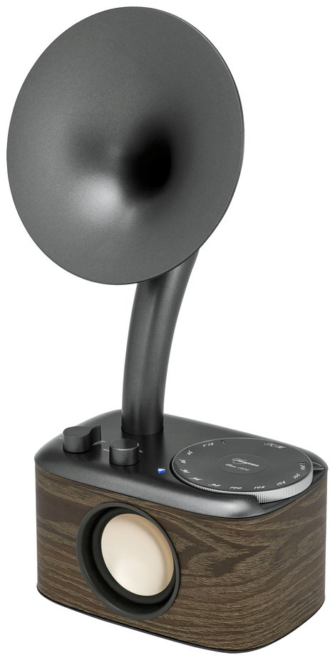 Sangean WR-45 Black Asztali rádió URH AUX, Bluetooth® Újratölthető Fekete 4. kép