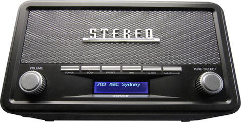 Denver DAB-18 Konyhai rádió URH, DAB+ Bluetooth® Ébresztő funkció Sötétszürke 5. kép
