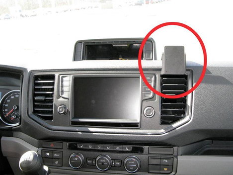 Brodit ProClip VW Crafter (Bj. 17-21) / MAN TGE (Bj. 19-21) Szellőzőrács Autós mobiltelefon tartó 3. kép