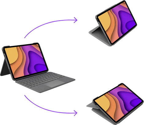 Logitech Folio Touch Tablet billentyűzet tokkal Alkalmas márka (tablet): Apple iPad Air (4. generáci 13. kép