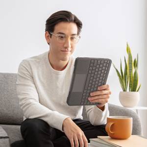 Logitech Folio Touch Tablet billentyűzet tokkal Alkalmas márka (tablet): Apple iPad Air (4. generáci 4. kép
