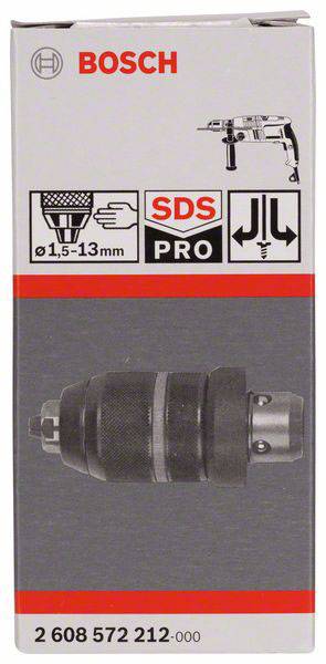 Gyorsbefogó fúrótokmány adapterrel - 1,5 – 13 mm, SDS-plus Bosch 2608572212 2. kép