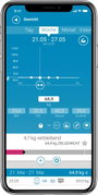 Medisana BS 450 sw Testzsíranalizáló mérleg Mérési tartomány (max.)=180 kg Fekete Bluetooth-szal, IT 3. bélyegkép
