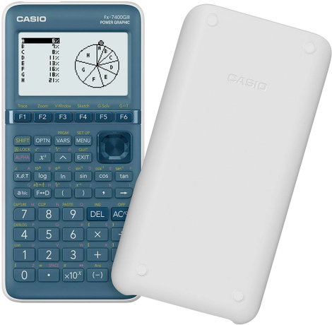 Casio FX-7400GIII Grafikus számítógép Elemekről üzemeltetett Cián Kijelző (számjegy): 21 2. kép