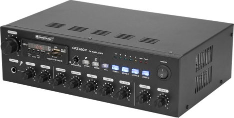 Omnitronic CPZ-120P ELA ELA erősítő 120 W 4 csatornás 4 zóna 13. kép