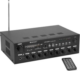 Omnitronic CPZ-120P ELA ELA erősítő 120 W 4 csatornás 4 zóna