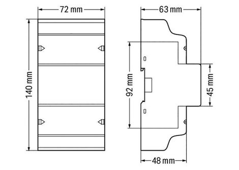 WAGO 879-3020 4PS Háromfázisú fogyasztásmérő digitális 65 A MID konform: Igen 1 db 3. kép