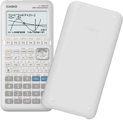 Casio FX-9860GIII Grafikus számítógép Elemekről üzemeltetett Fekete, Ezüst Kijelző (számjegy): 21 2. kép