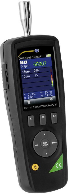 PCE Instruments Finom por mérőkészülék Légnedvesség, Hőmérséklet