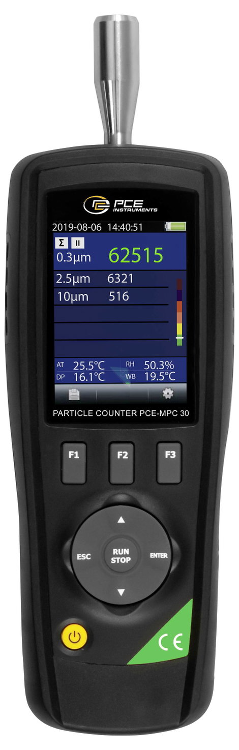 PCE Instruments Finom por mérőkészülék Légnedvesség, Hőmérséklet 2. kép