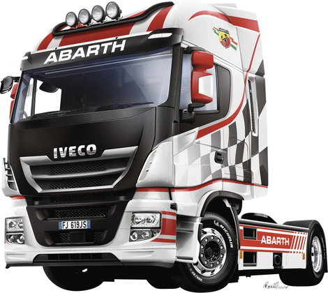 Italeri 3934 Iveco HI-WY E5 Abarth Kamionmodell építőkészlet 1:24
