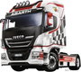 Italeri 3934 Iveco HI-WY E5 Abarth Kamionmodell építőkészlet 1:24 bélyegkép