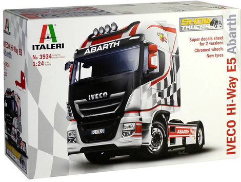 Italeri 3934 Iveco HI-WY E5 Abarth Kamionmodell építőkészlet 1:24 5. kép