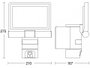 Steinel XLED CAM1 ANT 110081089 LED-es kültéri fényszóró mozgásérzékelővel EEK: E (A - G) 21 W Meleg 4. bélyegkép