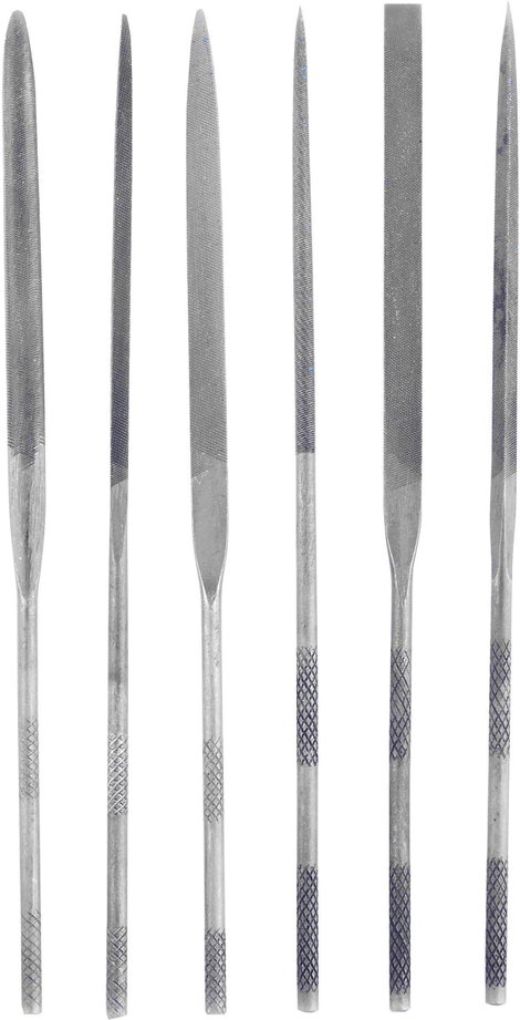 Tűreszelő készlet, műanyag tokban, 6 részes, 140 mm, Bernstein 5-210