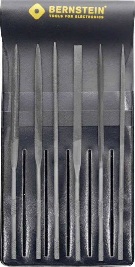 Tűreszelő készlet, műanyag tokban, 6 részes, 140 mm, Bernstein 5-210 2. kép