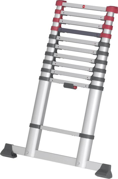 Hailo Teleskopleiter T80 FlexLine 7113-111 Alumínium Teleszkópos létra Munkamagasság (max.): 3.95 m