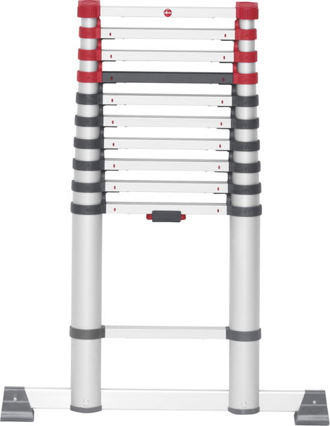 Hailo Teleskopleiter T80 FlexLine 7113-111 Alumínium Teleszkópos létra Munkamagasság (max.): 3.95 m 2. kép