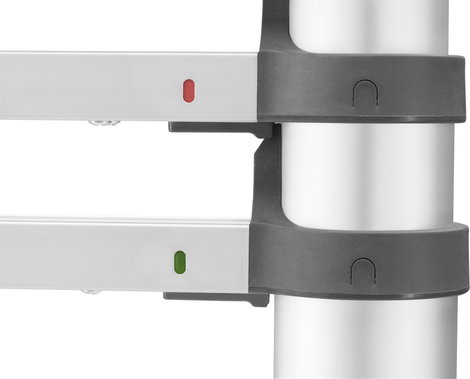 Hailo Teleskopleiter T80 FlexLine 7113-131 Alumínium Teleszkópos létra Munkamagasság (max.): 4.5 m A 3. kép