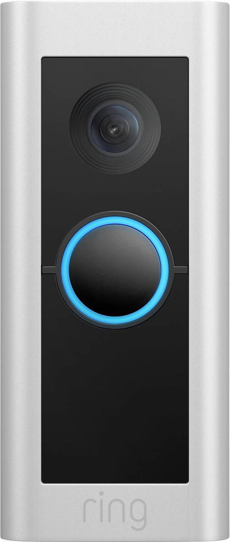 ring Video Doorbell Pro 2 IP videó kaputelefon WLAN Külső egység Nikkel (matt)
