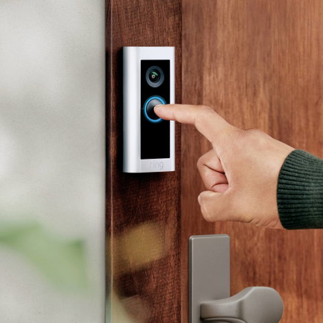ring Video Doorbell Pro 2 IP videó kaputelefon WLAN Külső egység Nikkel (matt) 3. kép