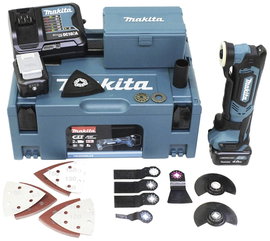 Makita TM30DSMJX5 Akkus többfunkciós szerszám 2. akkuval, Töltővel, Hordtáskával 12 V 4 Ah