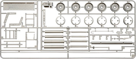 Italeri 3845 Muldenkipper-Anhänger Kamionmodell építőkészlet 1:24 8. kép