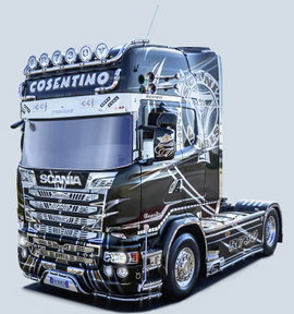 Italeri 3952 SCANIA R730 Streamline Show Truck Kamionmodell építőkészlet 1:24