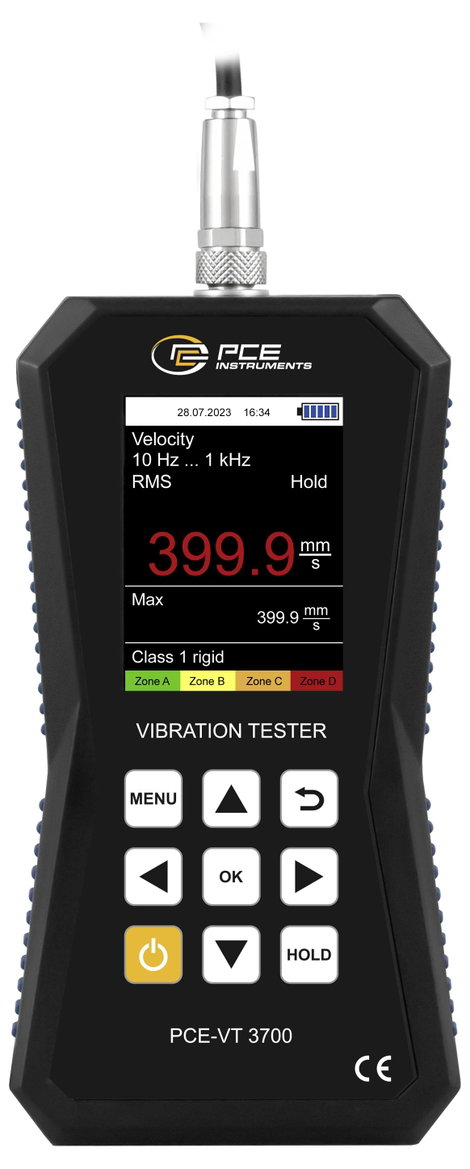 Rezgésmérő műszer 2 %, PCE Instruments PCE-VT 3700 2. kép