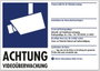 PENTATECH 40205 Figyelmeztető matrica Videó felügyelet (Sz x Ma) 210 mm x 148 mm bélyegkép
