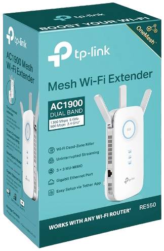 TP-LINK WLAN hatótáv növelő RE550 RE550 2100 MBit/s 4. kép